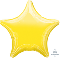 18" Foil Star Balloon - Yellow / 鋁膜星形氣球 - 黃色