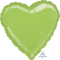 18" Foil Heart Balloon - Lime Green / 鋁膜心形氣球 - 青檸綠