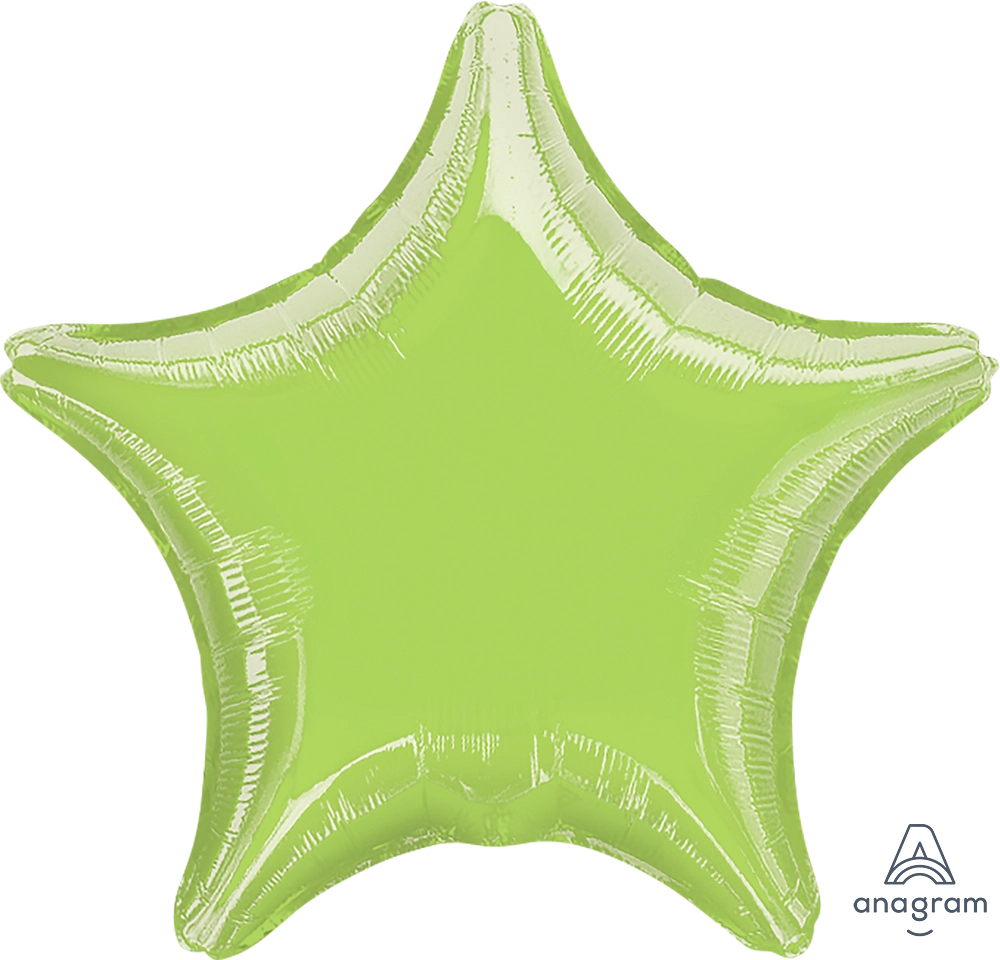18" Foil Star Balloon - Lime Green / 鋁膜星形氣球 - 青檸綠