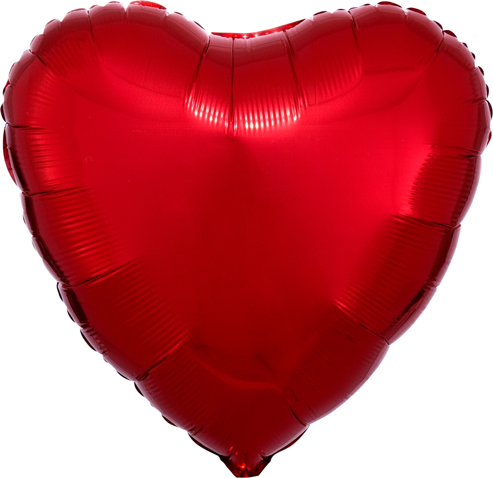 18" Foil Heart Balloon - Red / 鋁膜心形氣球 - 紅色