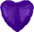18" Foil Heart Balloon - Purple / 鋁膜心形氣球 - 紫色