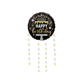 BSG Dangling Birthday Stars / 黑銀金星星掛飾氣球