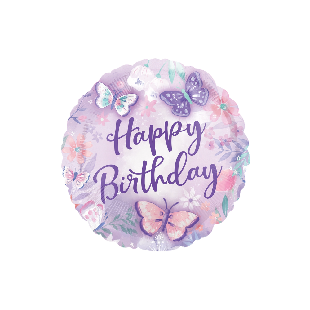 Flutters Happy Birthday / 蝴蝶生日氣球