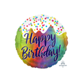 Iridescent Birthday Frosted Confetti / 彩虹紙屑氣球