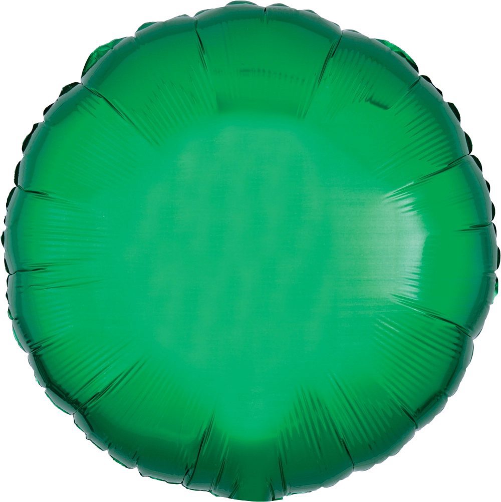 18" Foil Circle Balloon - Green / 鋁膜圓形氣球 - 綠色