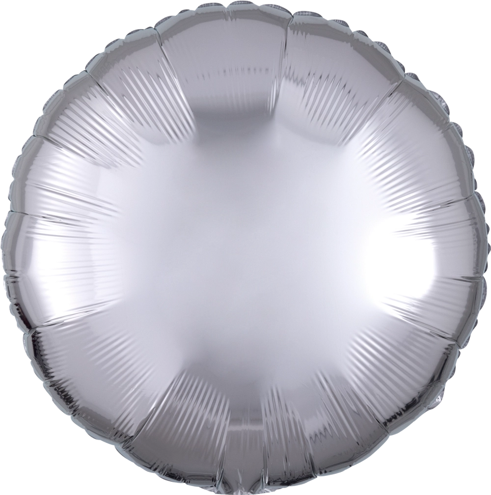 18" Foil Circle Balloon - Silver / 鋁膜圓形氣球 - 銀色
