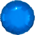 18" Foil Circle Balloon - Blue / 鋁膜圓形氣球 - 藍色