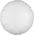 18" Foil Circle Balloon - White / 鋁膜圓形氣球 - 白色