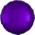 18" Foil Circle Balloon - Purple / 鋁膜圓形氣球 - 紫色