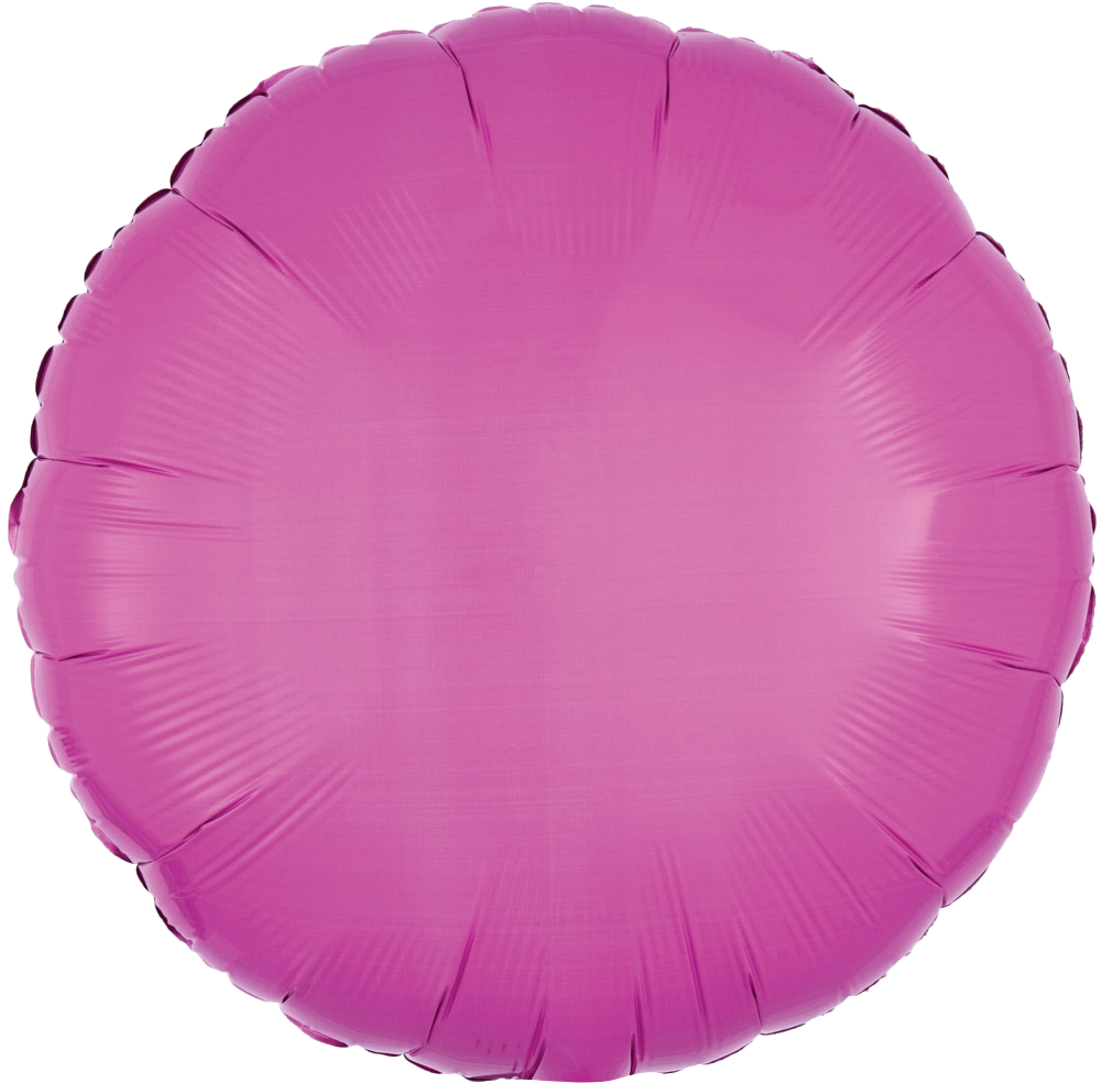 18" Foil Circle Balloon - Pink / 鋁膜圓形氣球 - 粉紅色