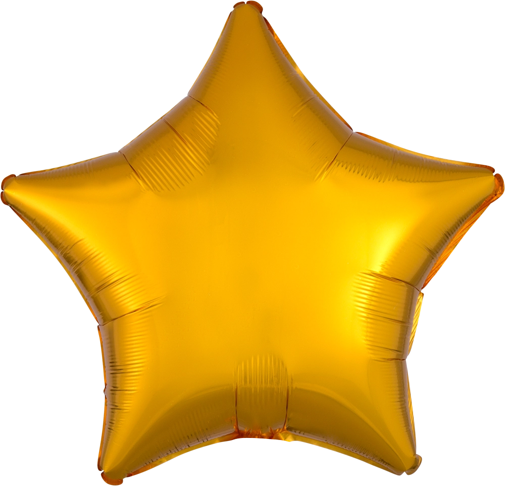 18" Foil Star Balloon - Gold / 鋁膜星形氣球 - 金色