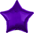 18" Foil Star Balloon - Purple / 鋁膜星形氣球 - 紫色