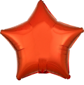 18" Foil Star Balloon - Orange / 鋁膜星形氣球 - 橙色