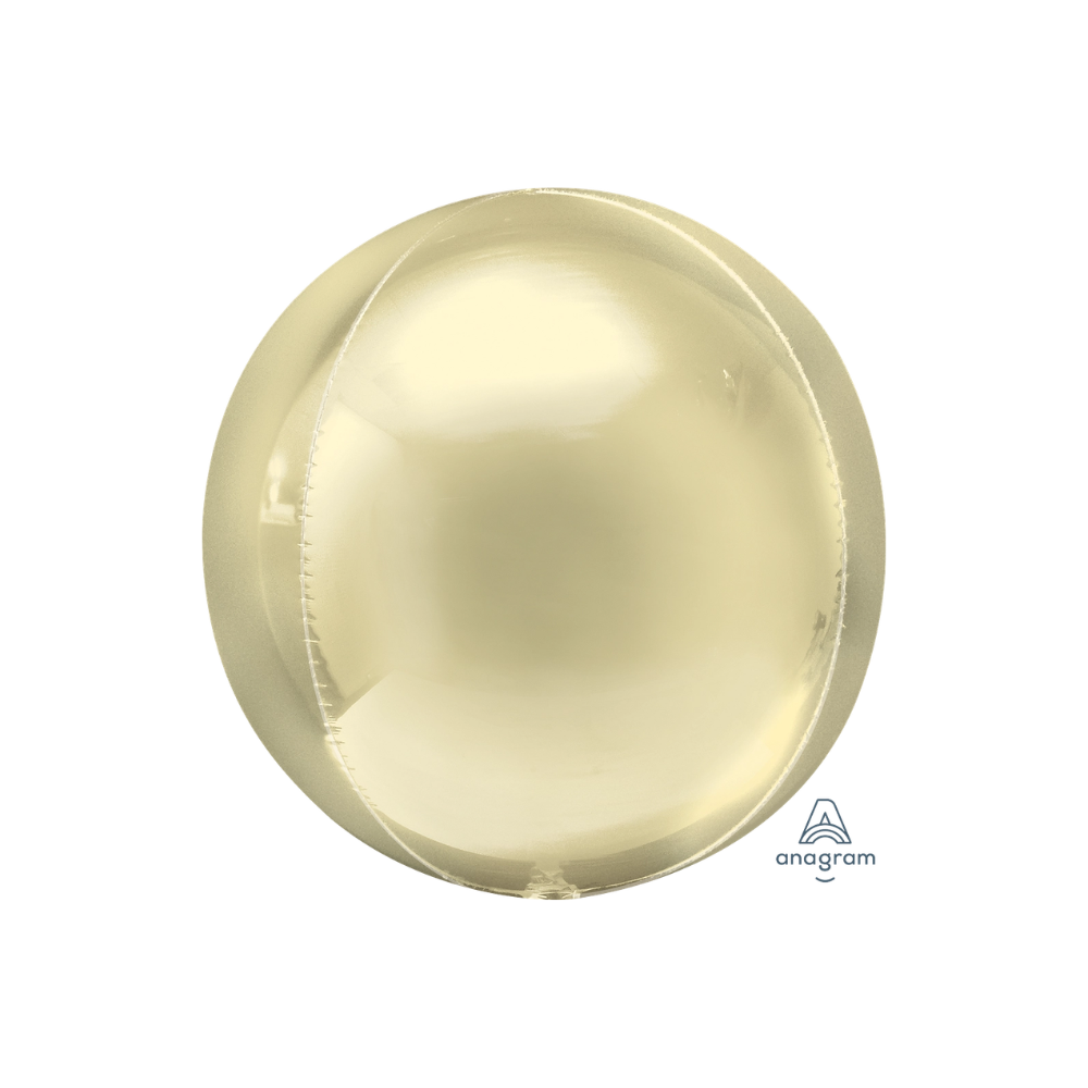 Round Orbz Balloon - Pastel Yellow / 球體氣球 - 淡黃色