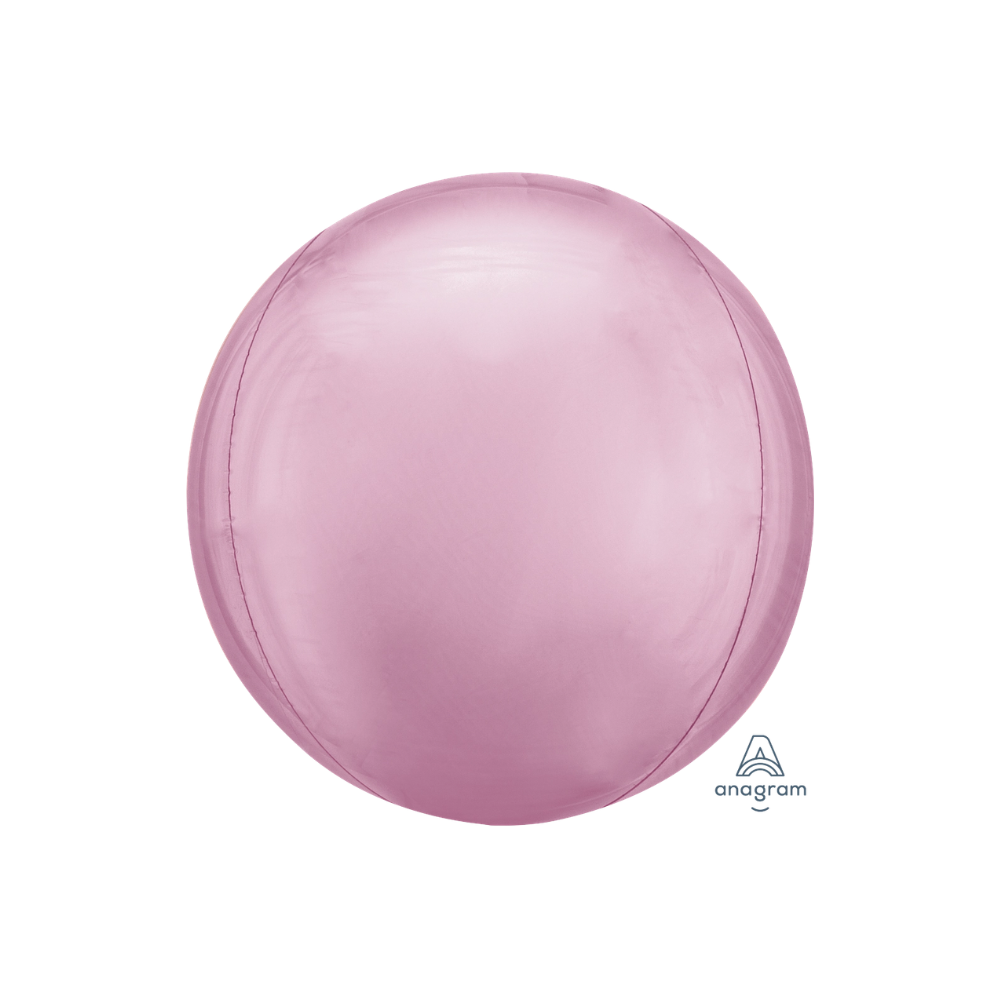 Round Orbz Balloon - Pastel Pink / 球體氣球 - 淡粉紅色