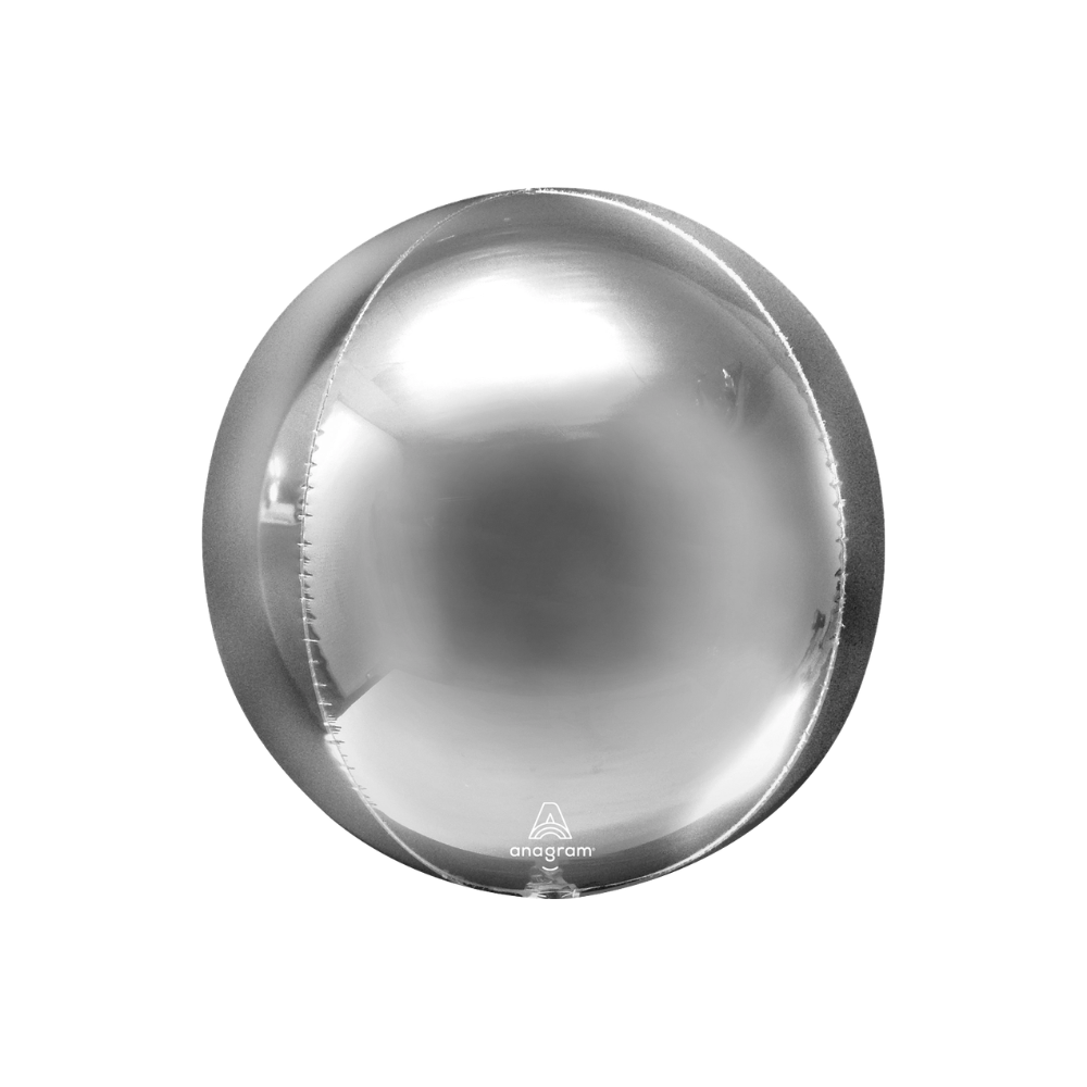 Round Orbz Balloon - Silver / 球體氣球 - 銀色