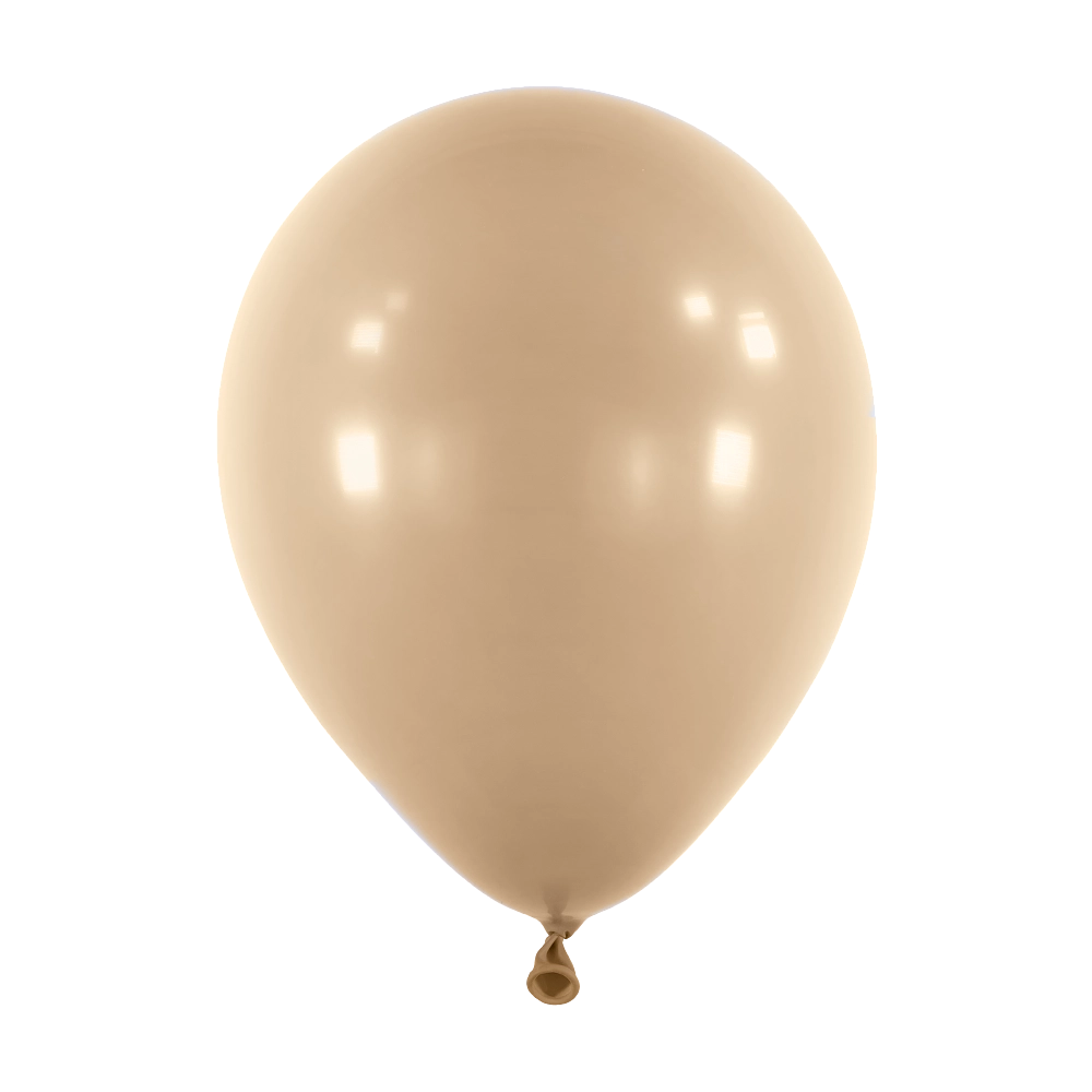 12" Latex Matte Balloon - Brown / 乳膠啞面氣球 - 淡棕