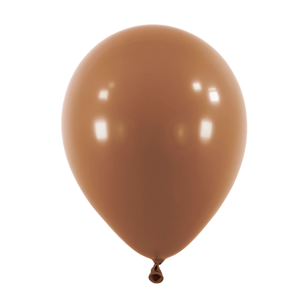 12" Latex Matte Balloon - Chocolate / 乳膠啞面氣球 - 棕褐
