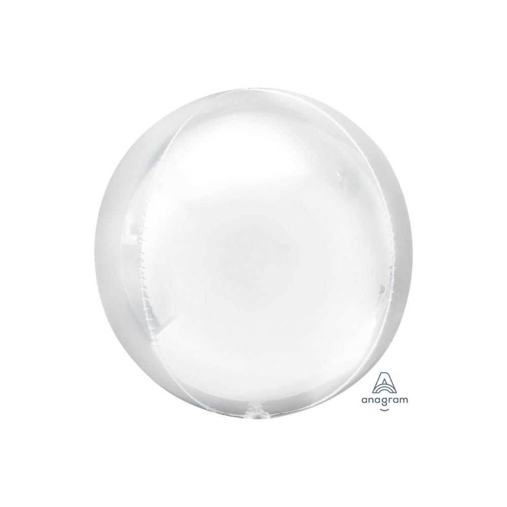 Round Orbz Balloon - White / 球體氣球 - 白色