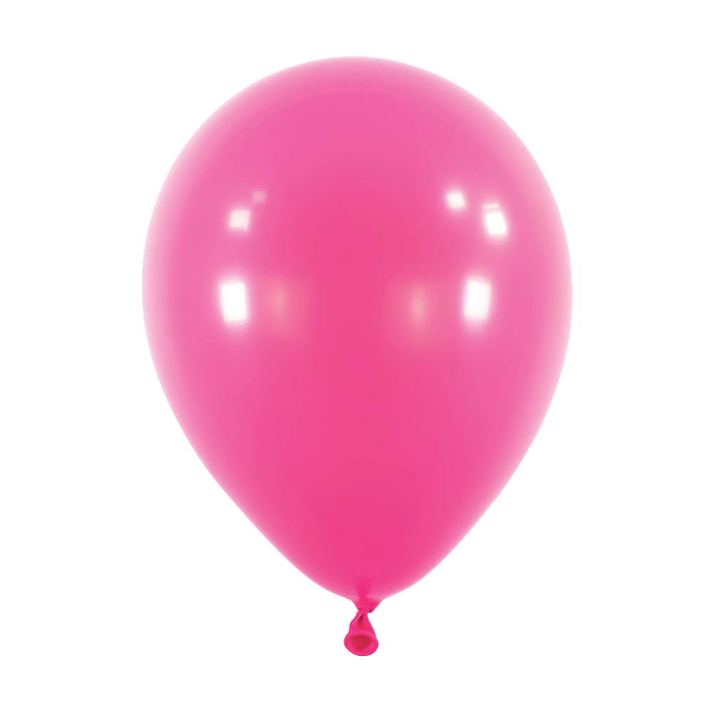 12" Latex Matte Balloon - Fuchsia / 乳膠啞面氣球 - 櫻桃紅