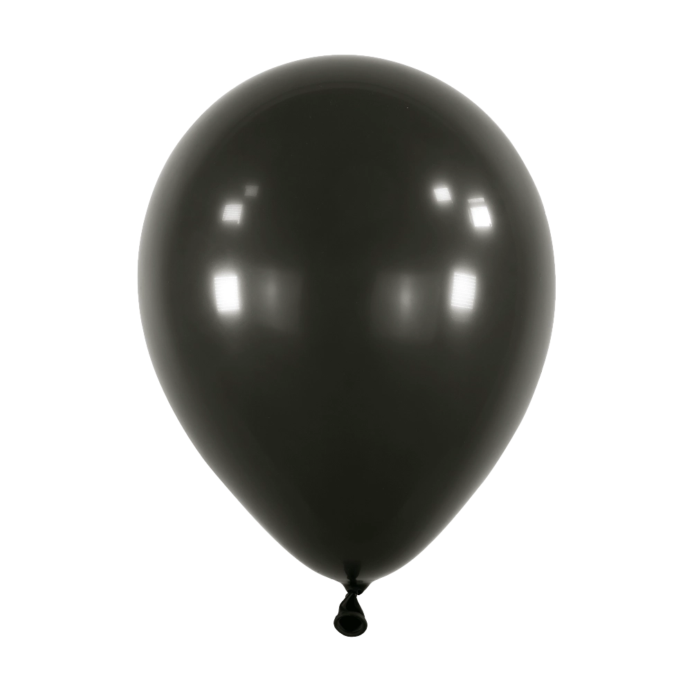 12" Latex Matte Balloon - Black / 乳膠啞面氣球 - 黑色