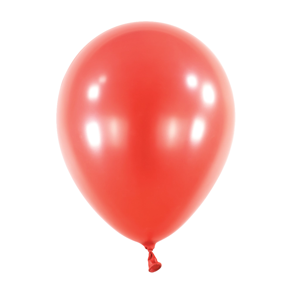 12" Latex Chrome Balloon - Red / 乳膠金屬氣球 - 紅色