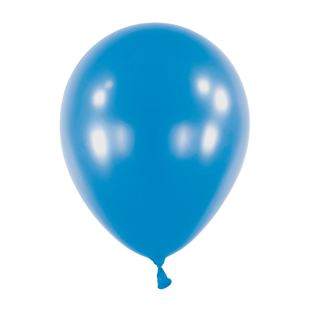12" Latex Chrome Balloon - Ocean Blue / 乳膠金屬氣球 - 海洋藍