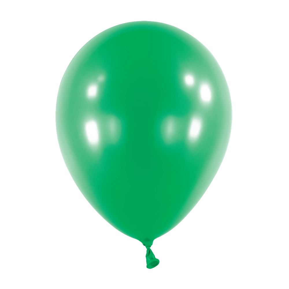12" Latex Chrome Balloon - Green / 乳膠金屬氣球 - 綠色