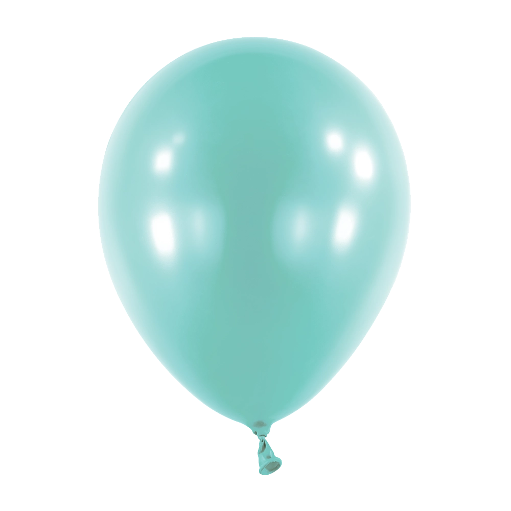 12" Latex Pearl Balloon - Caribbean Blue / 乳膠珠光氣球 - 加勒比藍