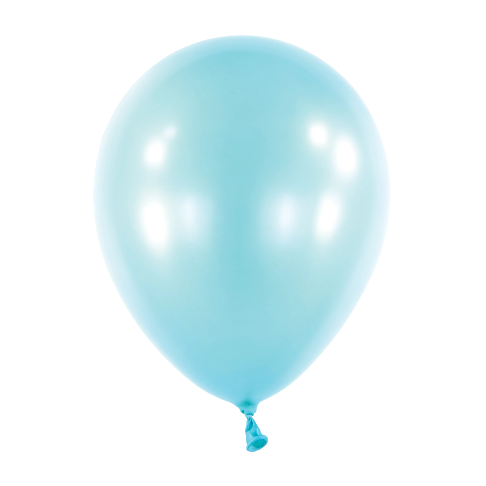 12" Latex Pearl Balloon - Pastel Blue / 乳膠珠光氣球 - 淡藍色