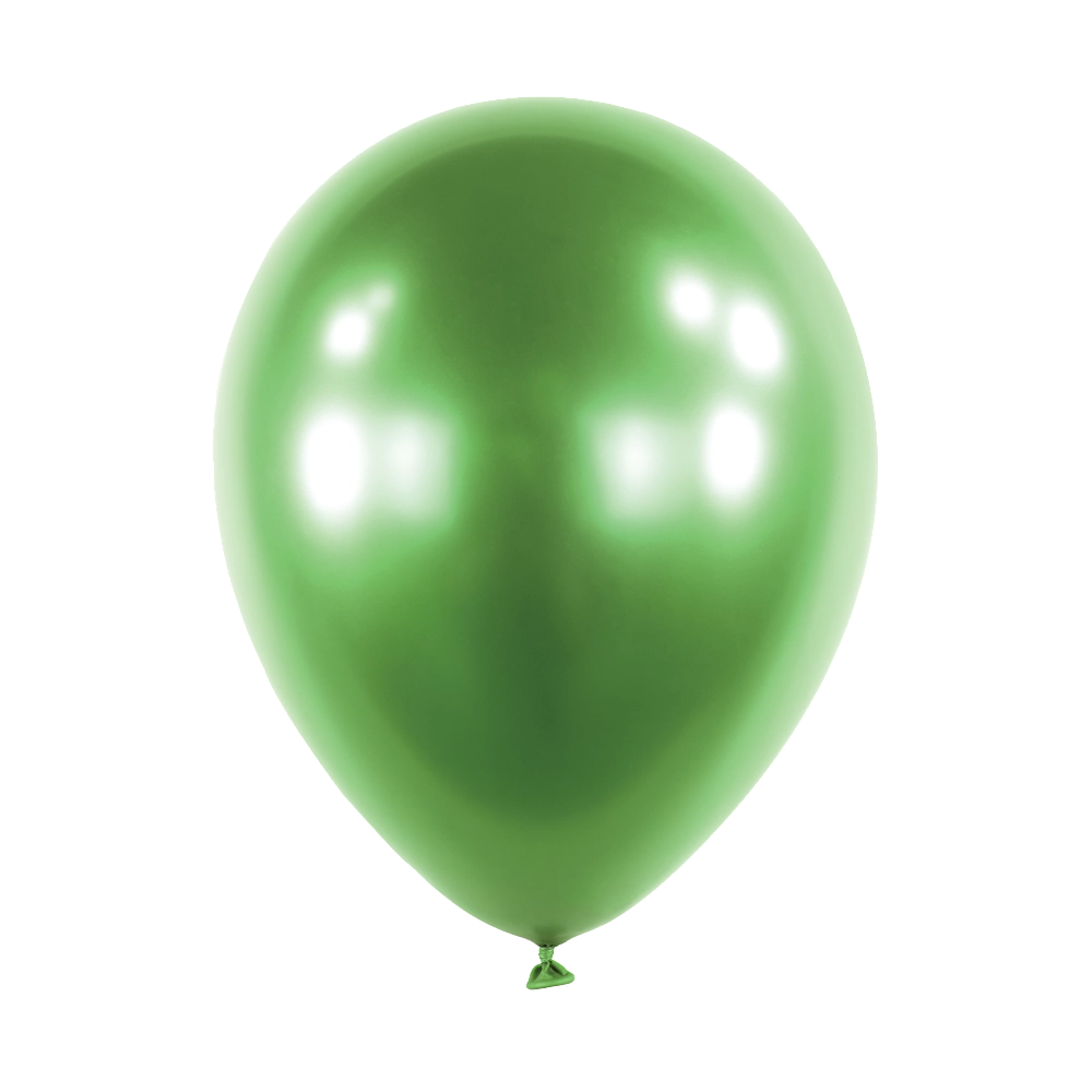 12" Latex Chrome Balloon - Emerald / 乳膠金屬氣球 - 翡翠綠