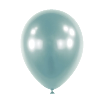 12" Latex Chrome Balloon - Light Blue / 乳膠金屬氣球 - 淡藍色