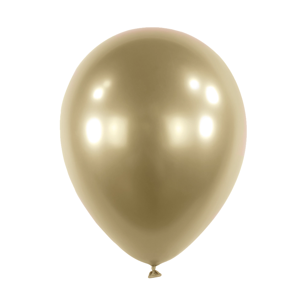 12" Latex Chrome Balloon - Champagne / 乳膠金屬氣球 - 香檳金
