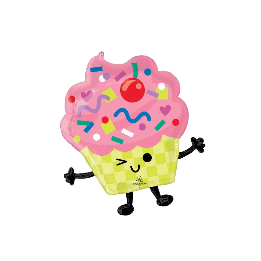 Vibrant Cupcakes Birthday / 繽紛紙杯蛋糕氣球