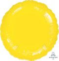 18" Foil Circle Balloon - Yellow / 鋁膜圓形氣球 - 黃色