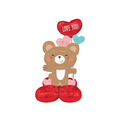 Love You Bear Hug / 熊抱愛心氣球