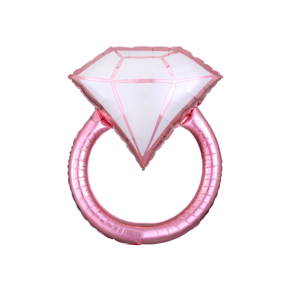 Blush Wedding Ring / 淡粉婚戒氣球